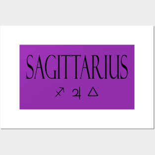 Sagittarius Glyph Planet Element Posters and Art